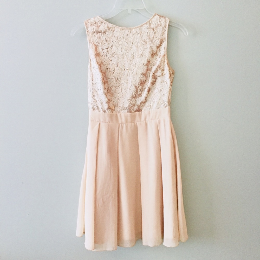 Little Mistress London Champagne Dress